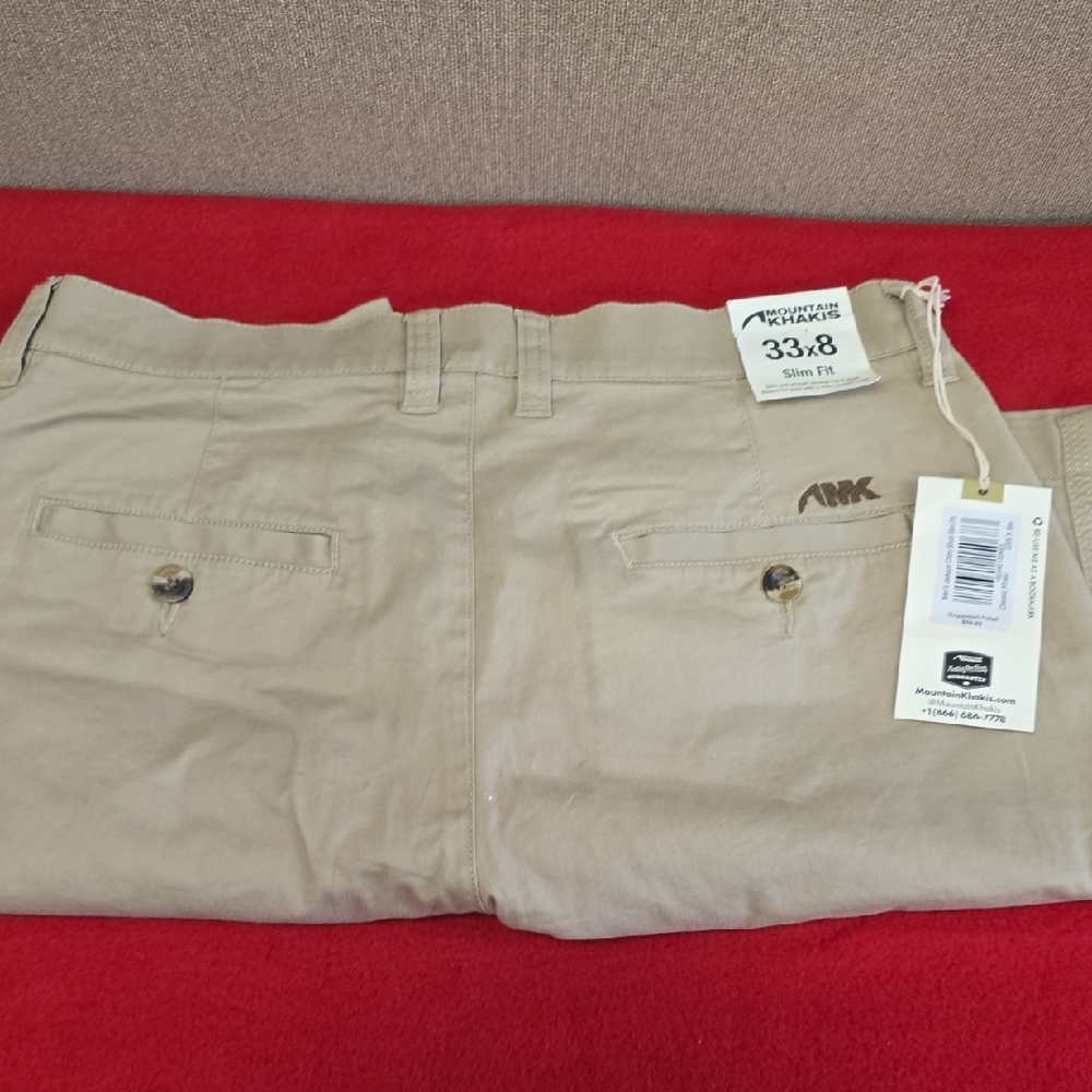 Mountain Khakis Tan Chinos Shorts Classic Style-Men's